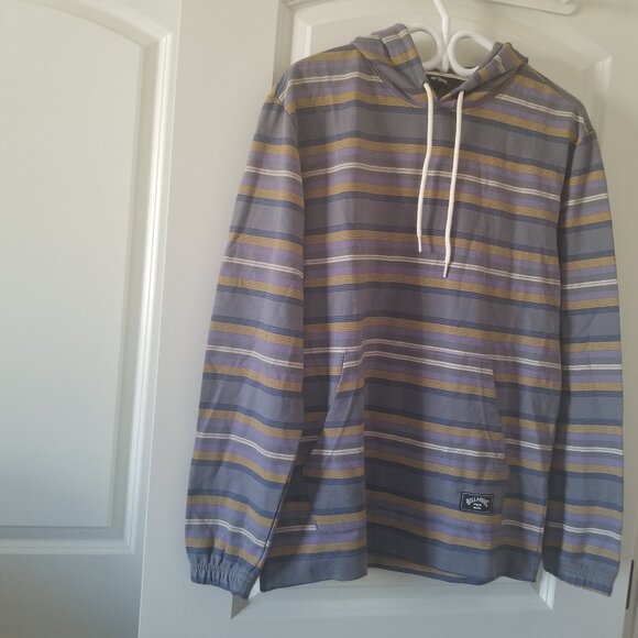 Billabong Striped Hoodie with Kangaroo Pocket - Picture 1 of 16